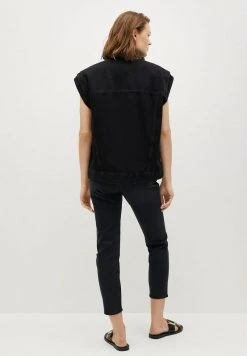 Mango Jeans Tapered Fit - Black Denim | Damen -Mango Populaire Boutique 12354415b90a48d2b44986a83a5e765e