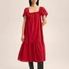 Mango RUFU-H - Freizeitkleid - Rood | Damen -Mango Populaire Boutique 12472764387e4552852dc36e852227e0