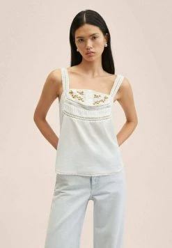 Mango Damen MONPETIT - Top - Ecru