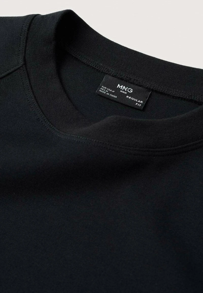 Mango Herren SMART - T-Shirt Basic - Black 8 Mango Herren SMART - T-Shirt Basic - Black – Bild 6