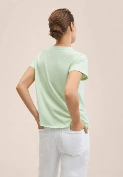 Mango PSTCHIC - T-Shirt Print - Vert D Eau | Damen -Mango Populaire Boutique 1300c35b698444a29c47adc335e6785d