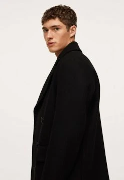 Mango LIVORNO - Kurzmantel - Black | Herren -Mango Populaire Boutique 1302bfc03a5244e99a7a860304428f3b