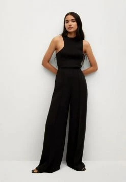 Mango JUSTO - Stoffhose - Schwarz | Damen -Mango Populaire Boutique 13e5f439e8a84028a902362d86f304bc