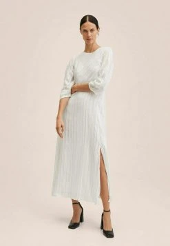 Mango Damen Maxikleid - White