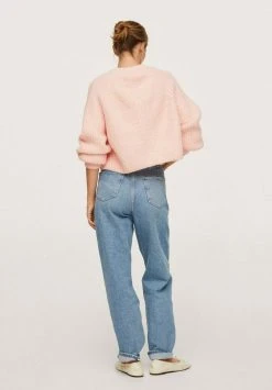 Mango Strickjacke - Rose Pastel | Damen -Mango Populaire Boutique 142a60fce0204fc48ffaa78793c5d7c9