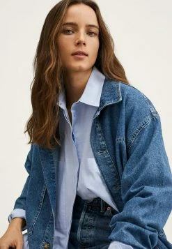 Mango FORD - Hemdbluse - Bleu Ciel | Damen -Mango Populaire Boutique 14c4ae144d044c54bc42a1fe102b6fc3