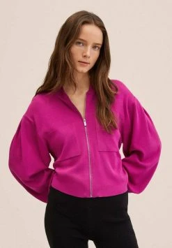 Mango GABRIEL A - Strickjacke - Fuchsia | Damen