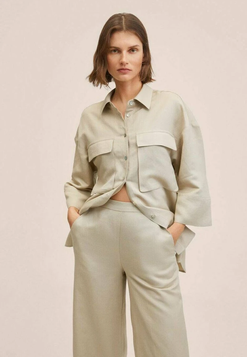 Mango Stoffhose - Beige | Damen 6 Mango Stoffhose - Beige | Damen – Bild 4