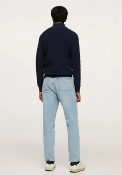 Mango MIT HALBHOHEM KRAGEN UND REISSVERSCHLUSS - Strickjacke - Marineblau | Herren -Mango Populaire Boutique 155e416924a84f94b024e7b5504c406b