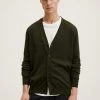 Mango WILLYC - Strickjacke - Khaki | Herren