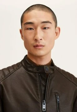 Mango JOSENO1 - Kunstlederjacke - Kognac | Herren -Mango Populaire Boutique 15d7ec7feeee4993845433c4120a599b