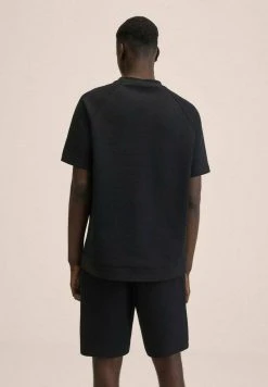 Mango Herren SMART - T-Shirt Basic - Black 10 Mango Herren SMART - T-Shirt Basic - Black -Mango Populaire Boutique 15f97acdf4a44205a14913e276ac6423