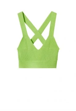 Mango Damen SOL - Top - Groen -Mango Populaire Boutique 169e28ea6d9443269f60cd433fa130b3