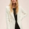 Mango QUINTIN - Blazer - Ecru | Damen -Mango Populaire Boutique 16fa8cd196264cb392805a80045d7d57