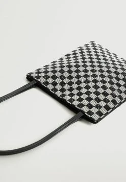 Mango Shopping Bag - Schwarz | Damen -Mango Populaire Boutique 17690d176dbc4e1094410255293283b6