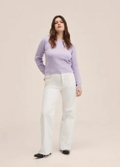Mango Strickpullover - Violet Clair Pastel | Damen -Mango Populaire Boutique 18a1cccad3454aa6b2943e24e6962a9c