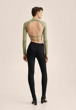 Mango ANITA - Leggings - Hosen - Black | Damen -Mango Populaire Boutique 194839ea88aa4dd0a37ca3f9f2544bf2