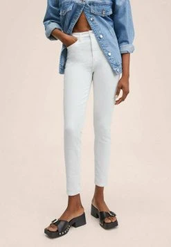 Mango ANNE - Jeans Slim Fit - Blanc | Damen
