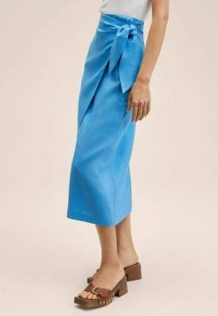 Mango PAREO - Wickelrock - Turkoois | Damen 8 Mango PAREO - Wickelrock - Turkoois | Damen -Mango Populaire Boutique 19ca499cdf0f49db9afda5a6f1ad02f5