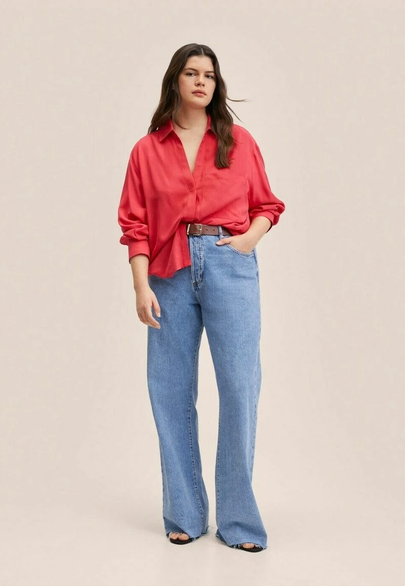 Mango LIMONE - Hemdbluse - Rood | Damen 4 Mango LIMONE - Hemdbluse - Rood | Damen – Bild 2