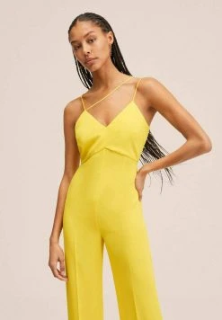 Mango JESS - Jumpsuit - Yellow | Damen -Mango Populaire Boutique 1abae310f10a49f3bb59d651c27e1f8a