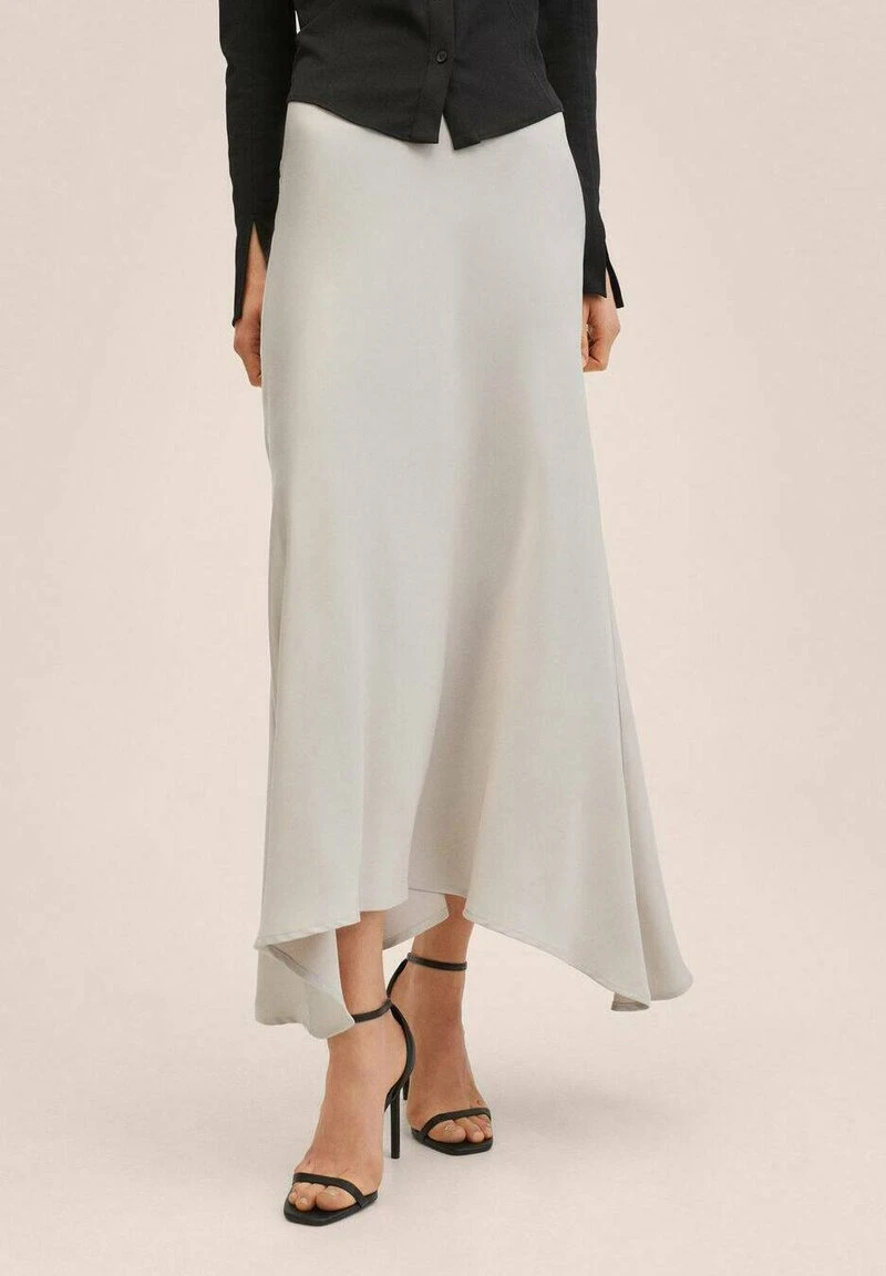 Mango CRISTAL-A - A-Linien-Rock - Ljus Pastellgrå | Damen 4 Mango CRISTAL-A - A-Linien-Rock - Ljus Pastellgrå | Damen – Bild 2