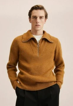 Mango Strickpullover - Marrón Medio | Herren
