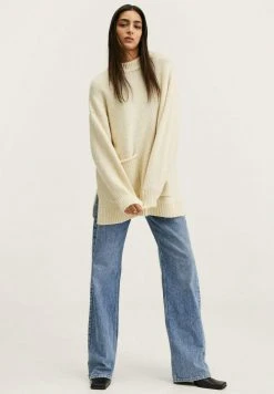 Mango NEVADA - Strickpullover - écru | Damen -Mango Populaire Boutique 1b35c31104434570842f4a3edb8e928f