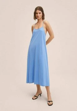Mango CATI L - Jerseykleid - Hemelsblauw | Damen