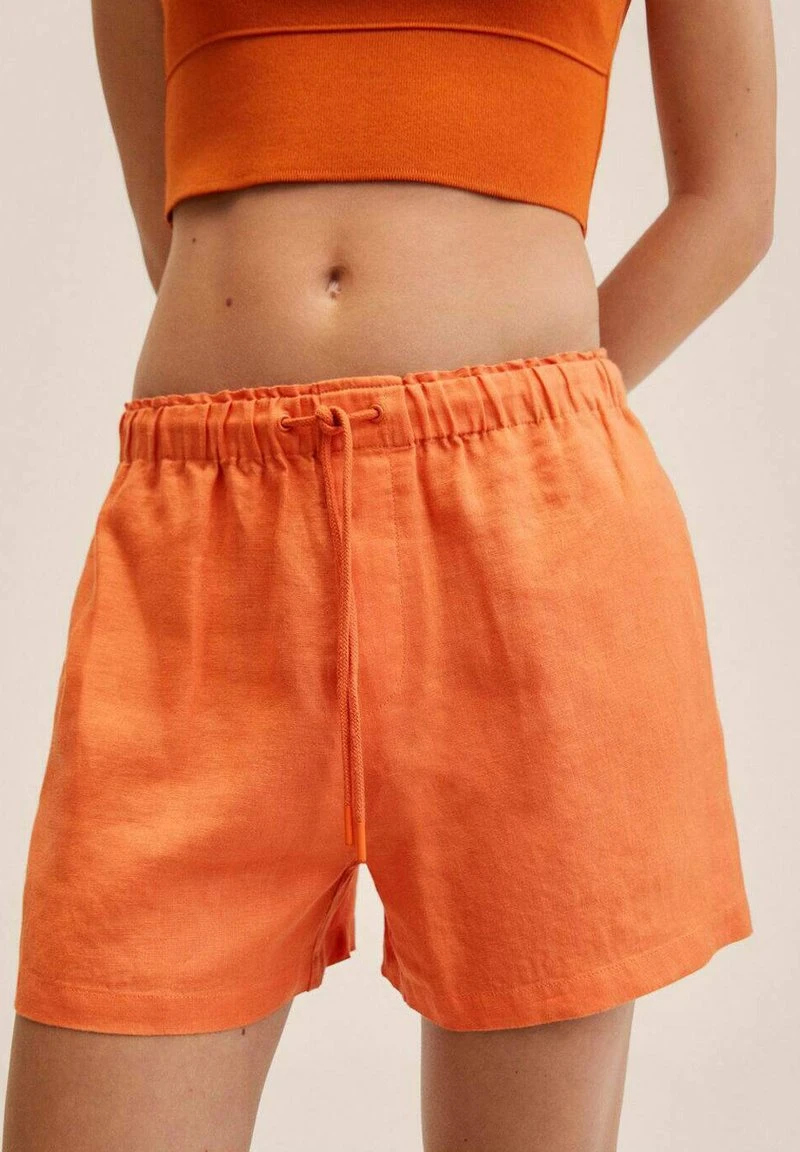 Mango LINEN - Shorts - Clementine | Damen 6 Mango LINEN - Shorts - Clementine | Damen – Bild 4