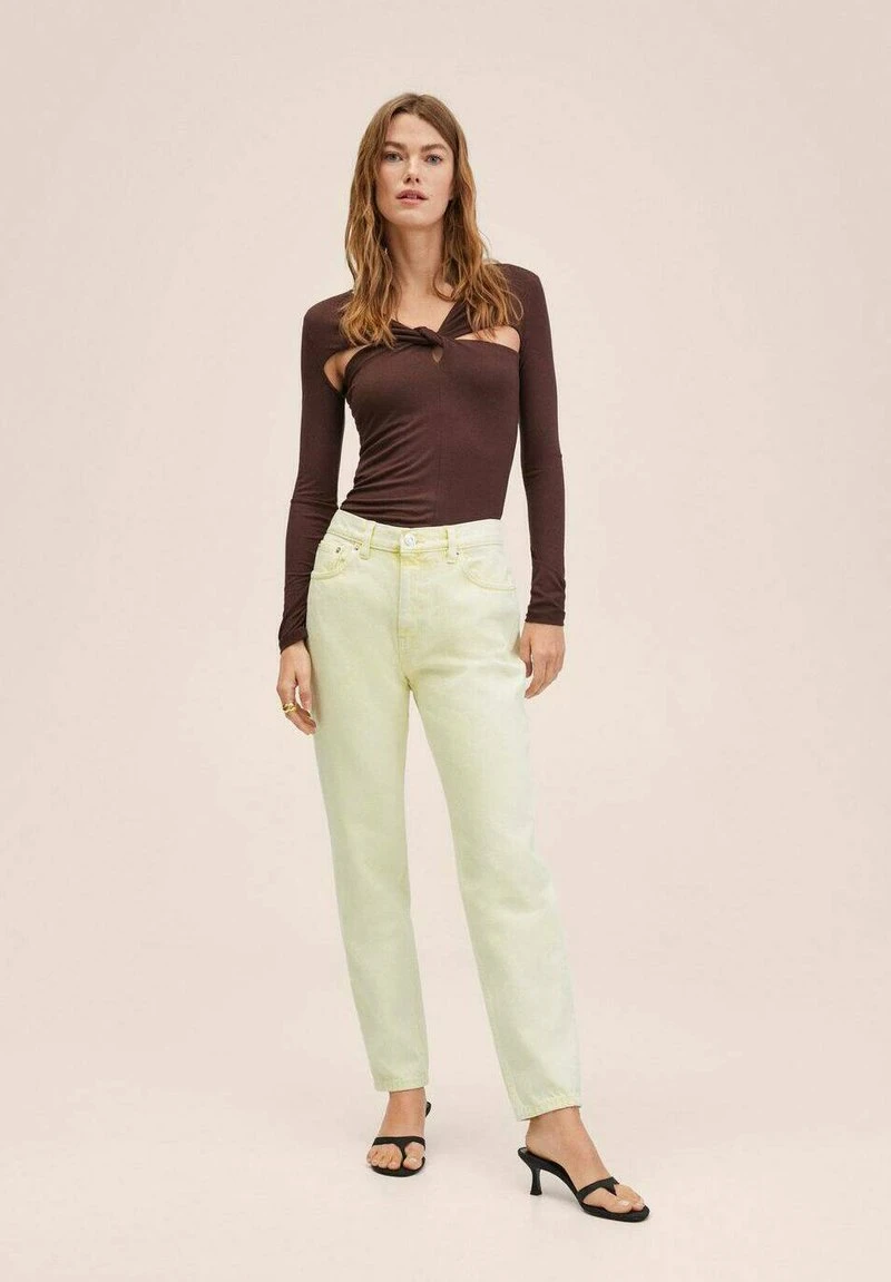 Mango Jeans Slim Fit - Lime | Damen 4 Mango Jeans Slim Fit - Lime | Damen – Bild 2