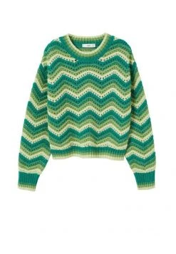 Mango GRETEL - Strickpullover - Verde | Damen -Mango Populaire Boutique 1d1066e7d6e84e71b0aa28bdd1e44ad1