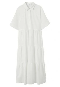Mango MOKORO-L - Blusenkleid - Wit | Damen -Mango Populaire Boutique 1d18e382a9d241d396c9ab9b56258e8d