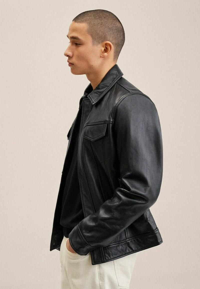 Mango GLOBO - Lederjacke - Noir | Herren 7 Mango GLOBO - Lederjacke - Noir | Herren – Bild 5