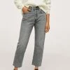 Mango Jeans Straight Leg - Gris Denim | Damen -Mango Populaire Boutique 2000bfc55a334897a2b4a307eed04d5c