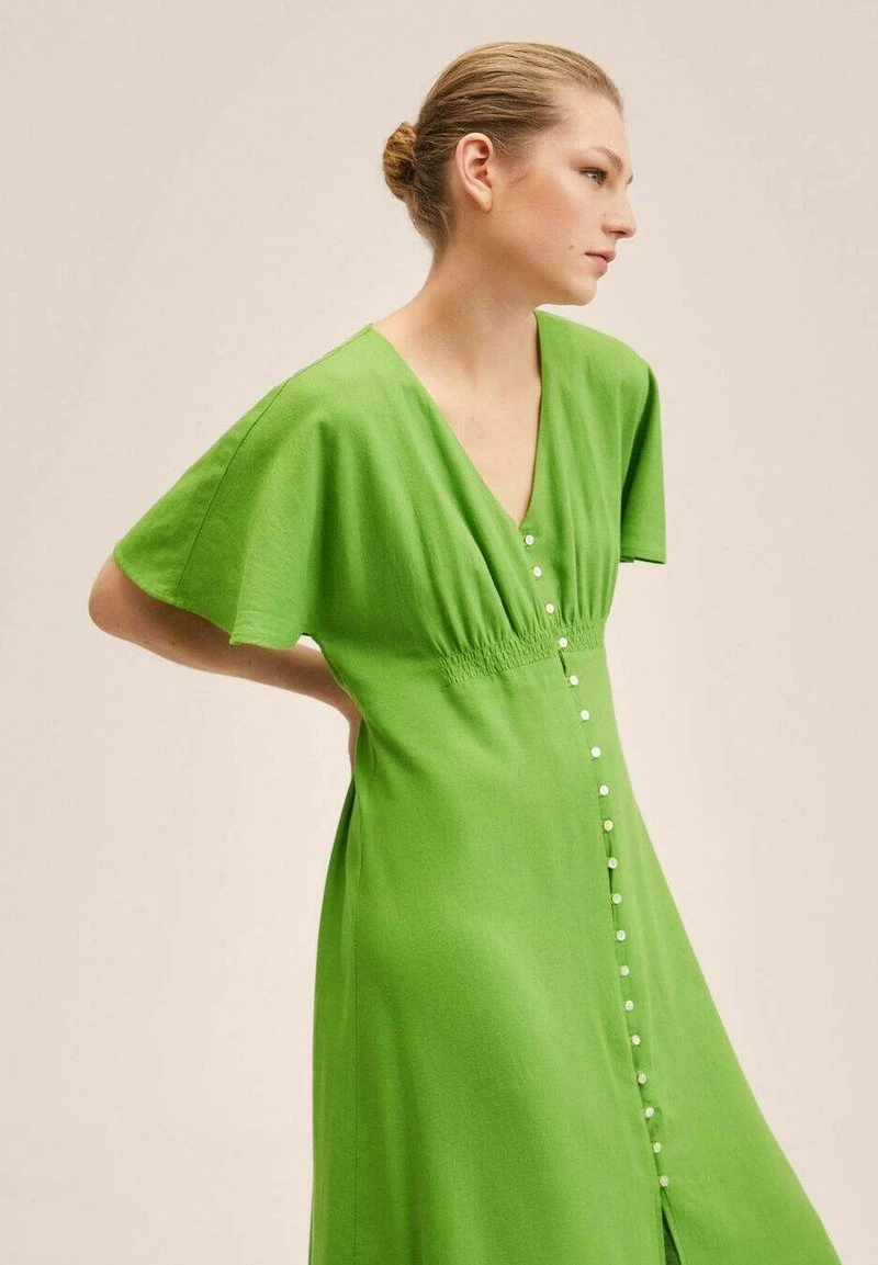 Mango Maxikleid - Green | Damen 6 Mango Maxikleid - Green | Damen – Bild 4