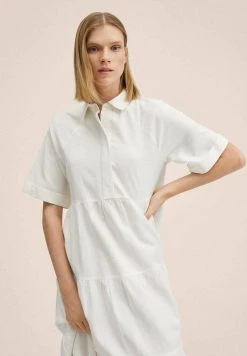 Mango MOKORO-L - Blusenkleid - Wit | Damen -Mango Populaire Boutique 21120c8945214238b517980dc8e0b20f