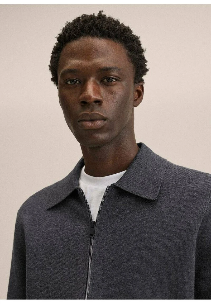 Mango GILES - Strickjacke - Gris Anthracite | Herren 6 Mango GILES - Strickjacke - Gris Anthracite | Herren – Bild 4