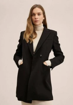 Mango SUGUS - Kurzmantel - Black | Damen