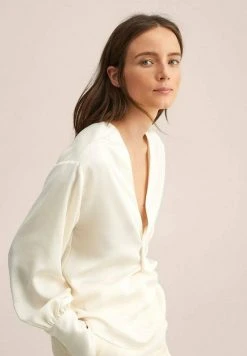 Mango Damen OLIVIA - Bluse - Ecru -Mango Populaire Boutique 21b7fd236f4944719b2f5b2b47c293bd