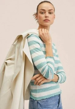 Mango JAMES - Langarmshirt - Pastelgroen | Damen -Mango Populaire Boutique 21b890d4e36f4eb6a01b47ac81960e93