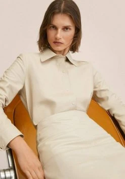 Mango MICHELLE - Hemd - Offwhite | Damen -Mango Populaire Boutique 21b9403d0c5342d29f8d746101c505cb