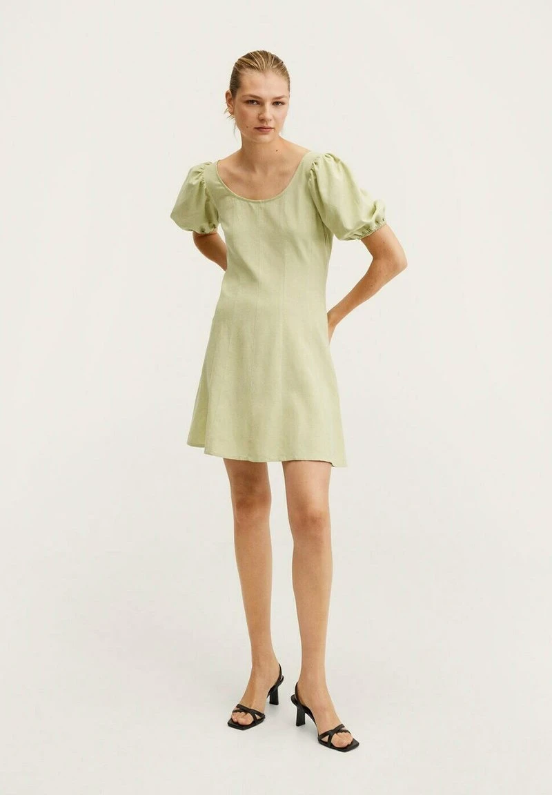 Mango MOGAMBO - Jerseykleid - Apfelgrün | Damen 4 Mango MOGAMBO - Jerseykleid - Apfelgrün | Damen – Bild 2