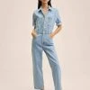 Mango ALESSIA - Jumpsuit - Medium Blue | Damen