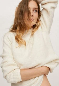 Mango JORGE - Strickpullover - écru | Damen -Mango Populaire Boutique 223364cdf2d74c98a1d7dab458c30934