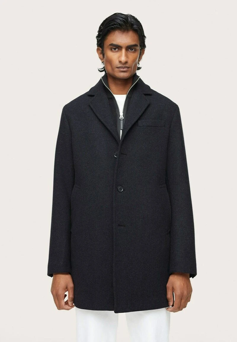 Mango Kurzmantel - Mottled Dark Green | Herren 3 Mango Kurzmantel - Mottled Dark Green | Herren