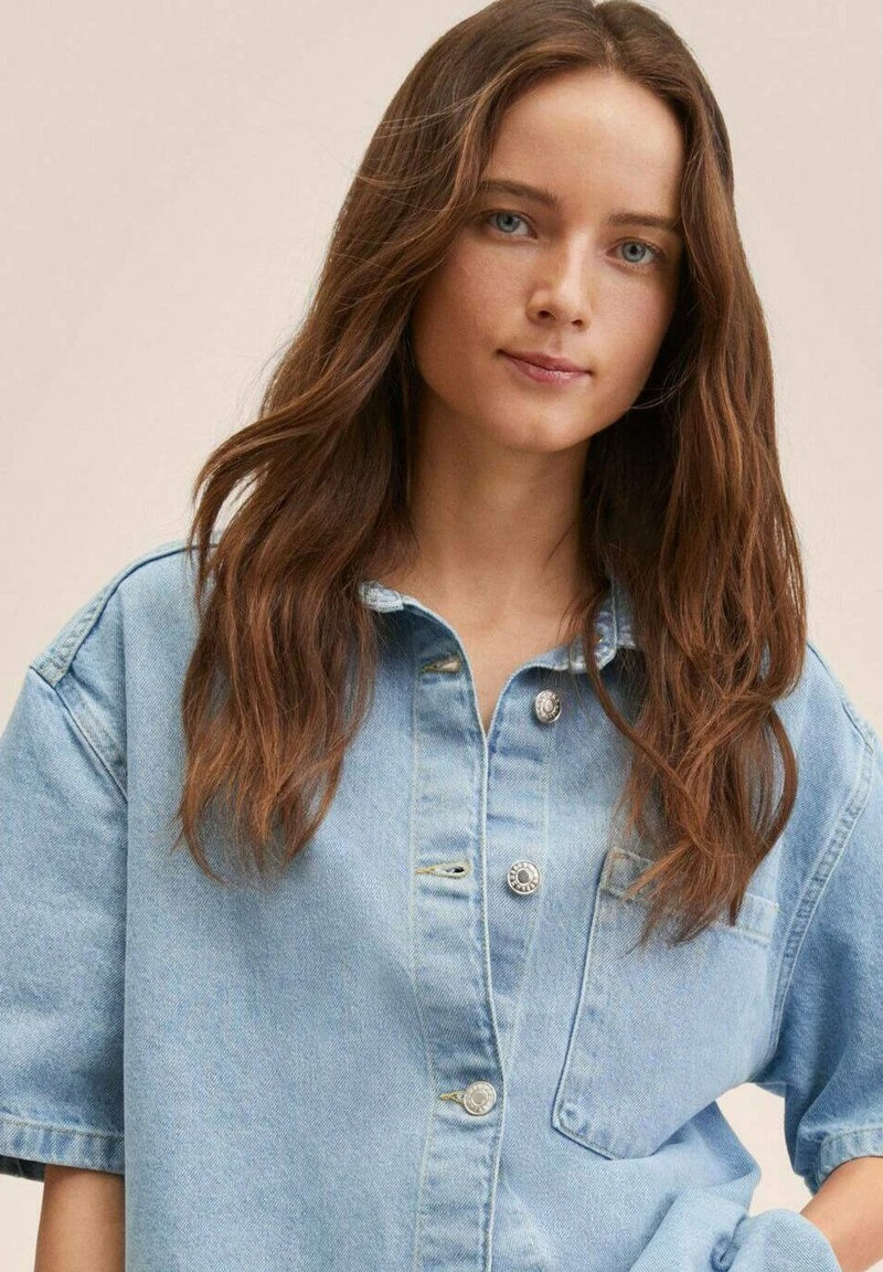 Mango ALESSIA - Hemdbluse - Bleu Moyen | Damen 6 Mango ALESSIA - Hemdbluse - Bleu Moyen | Damen – Bild 4