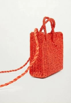 Mango Damen FEZ - Handtasche - Orange -Mango Populaire Boutique 23c11f3c18224ced8c31b898f0d4e334