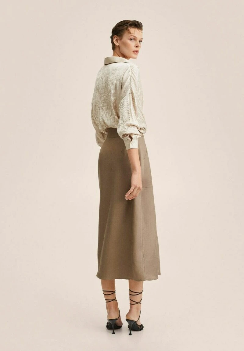 Mango A-Linien-Rock - Braun | Damen 5 Mango A-Linien-Rock - Braun | Damen – Bild 3