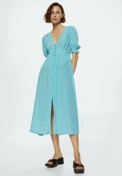 Mango Damen DAISY - Freizeitkleid - Turquoise 10 Mango Damen DAISY - Freizeitkleid - Turquoise -Mango Populaire Boutique 23ce593c7aa743458841eab36940801c